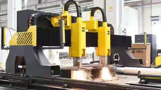 J9集团双头龙门激光切割机