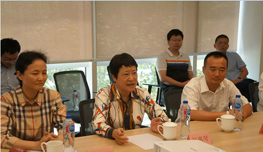 上海市青浦区区委书记赵惠琴带队光临J9集团调研